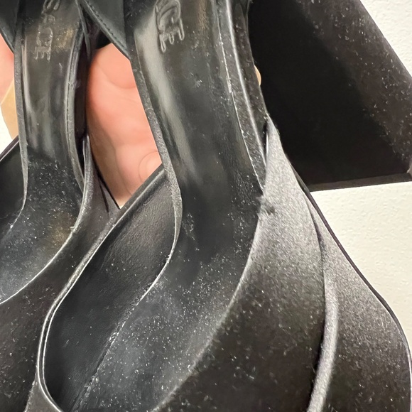 Versace Medusa Aevitas Satin Platform Pumps - Picture 9 of 10